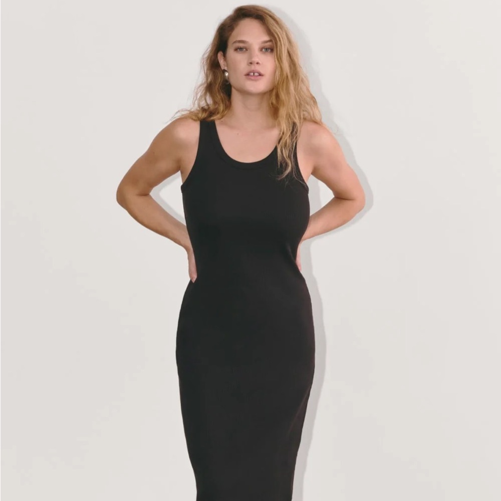 NWT Everlane Ribbed Tank Dress S